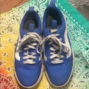 Vans Ultrarange Royal Blue Low-Top Sneakers with White Stripe